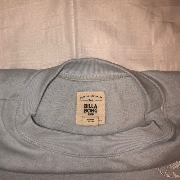 Billa Bong Baby Blue cropped sweatshirt - Picture 2 of 3